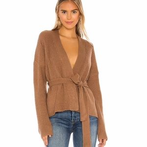 Tularosa Halcyon Taupe Cardigan Tie up Warm XS